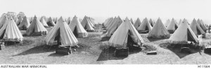 Liverpool training camp, 1914. Image courtesy Australian War Memorial.