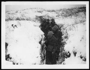 Snow at the front. Image courtesy National Library of Scotland.