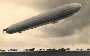 Luftschiff Zeppelin LZ24, the Imperial German Navy bomber L3. Image in public domain.