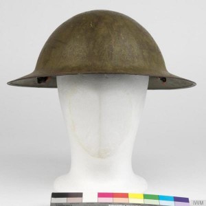 Brodie steel helmet. Image courtesy Imperial War Museum.