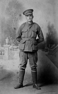 Private Charles Campbell. Image courtesy Narelle Campbell.