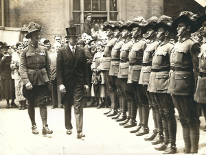 Claude Powter (left) in London in 1937 during the coronation of King George VI. Image courtesy meg Vaughan.