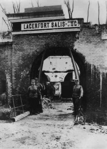 The fortress of Przemysl 1915. Public domain image courtesy Wikimedia Commons.