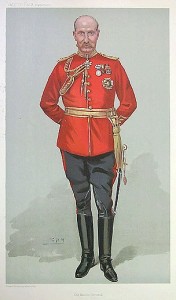 Caricature of Major-General Sir James Murray by Leslie Ward, published in Vanity Fair, 4 May 1905. Image in public domain.