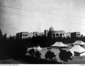 The Heliopolis Palace Hotel, where No. 1 Australian General Hospital was located during 1915 and early 1916. Image courtesy Australian War Memorial.