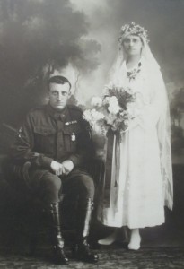 Harold and Annie Sykes on their wedding day. Image courtesy David Sykes.