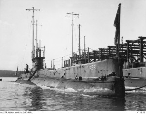 Australian Navy submarine AE2. Image courtesy Australian War Memorial.