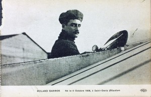 French aviator Roland Garros. Image in public domain.