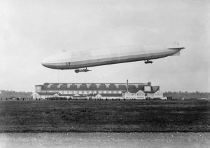 German zeppelin L9. Image courtesy Imperial War Museum.