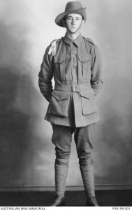 Bernard Ambrose Coyte c1915. Image courtesy Australian War Memorial.