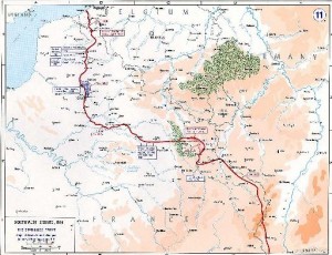 Western Front 1915-16. Licensed under Public Domain via Wikimedia Commons.