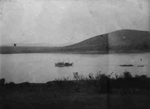 The Kingani on Lake Tanganyika 1915. Image courtesy Kolonialen Bildarchiv, Frankfurt.