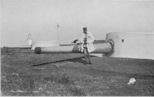 French soldier at Kara Burun fort, Salonika. Image courtesy www.illustratedfirstworldwar.com