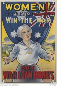 Poster advertising War Loan Bonds. Image courtesy Australian War Memorial.