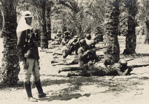 Ottoman troops at Katia. Image courtesy Library of Congress.