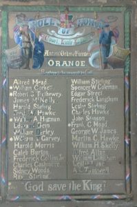 Ancient Order of Foresters' Orange Roll of Honor. Image courtesy Orange City Library.