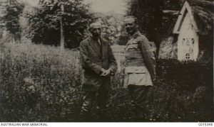 Australian Prime Minister William (Billy) Hughes and Lieutenant General Sir William Birdwood, France, June 1916. Image courtesy Australian War Memorial.