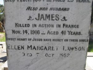 James Griffin memorial plaque, Orange Cemetery. Image courtesy Orange Cemetery.