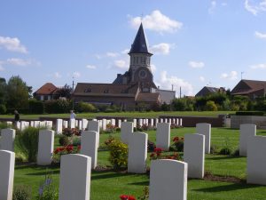 Fromelles Military Cemetery, France. Image courtesy Commonwealth War Graves Commission.