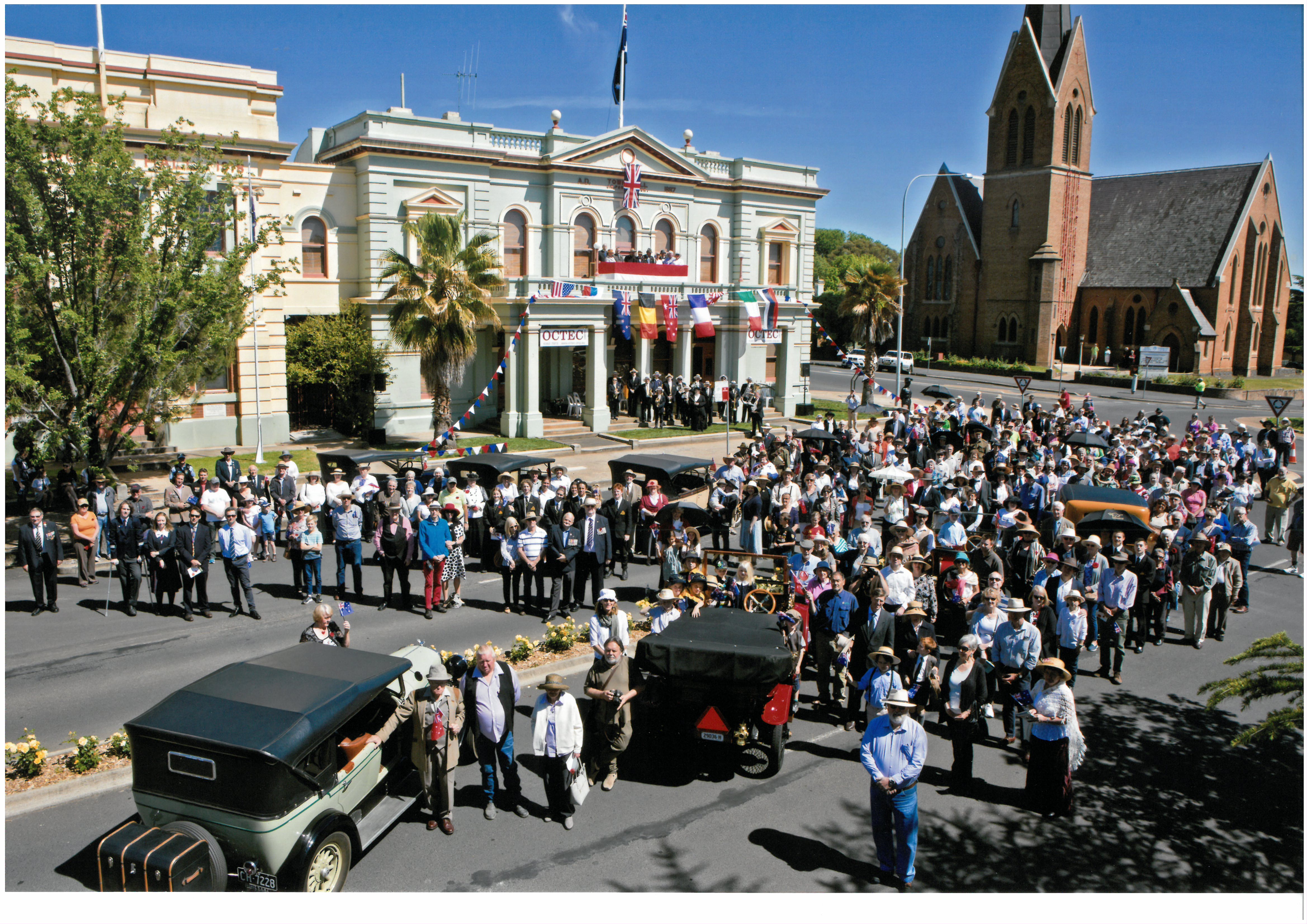 Centenary of Armistice Day – Re-enactment of 1918 celebrations in Orange